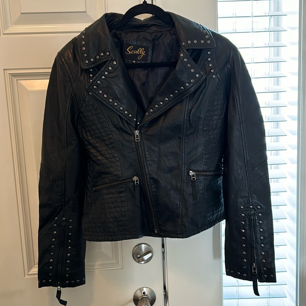 Scully leather jacket